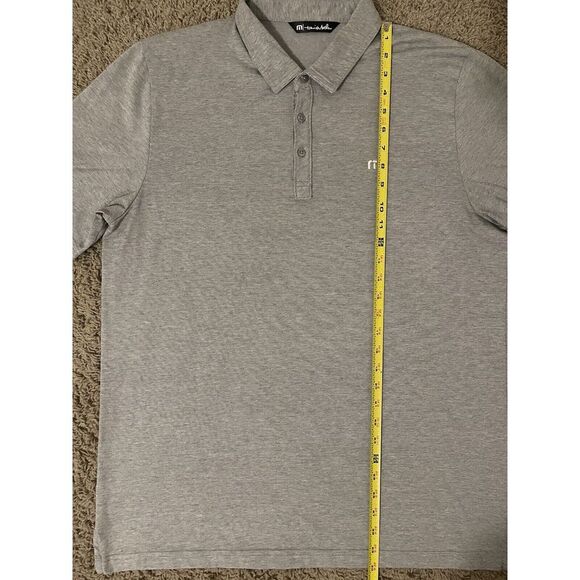 Travis Mathew Polo Shirt Mens Size XL Gray Golf Golfing Polo Shirt - Picture 8 of 15